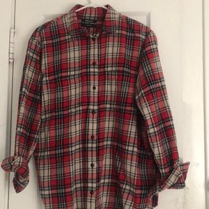 Madewell oversized flannel!